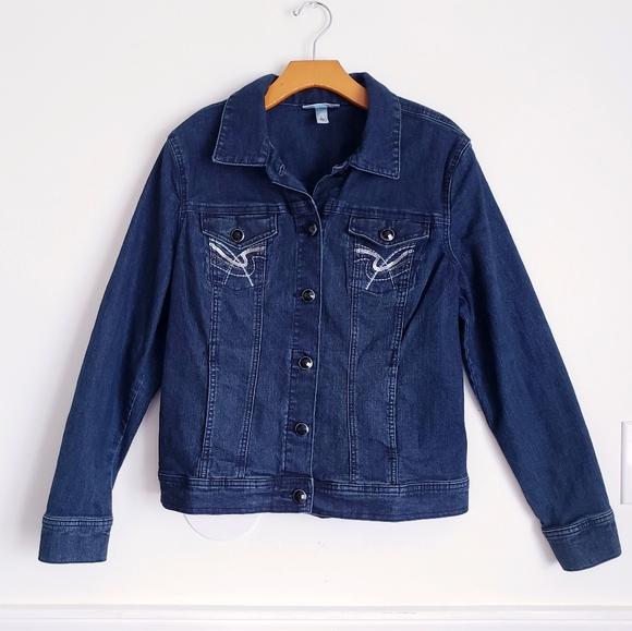 Dressbarn Denim Jacket - Picture 1 of 6